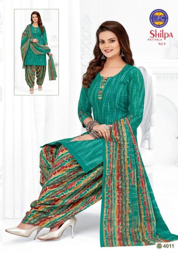 Mfc Shilpa Vol-4 Lawn Cotton Designer Exclusive Dress Material